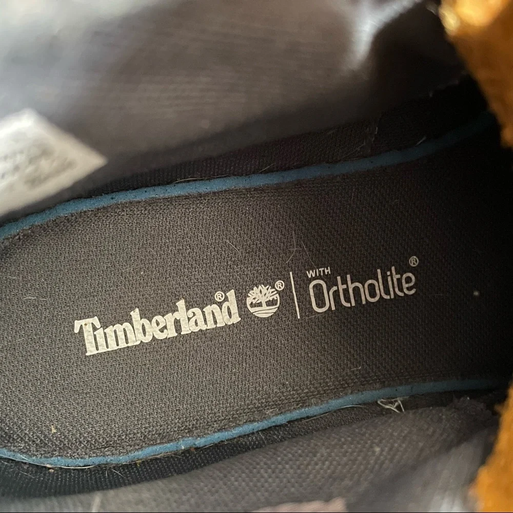 Timberland 6” Waterproof Lug Sole Nubuck Leather Lace Up Boots Size 7.5 A4640 - Picture 7 of 8